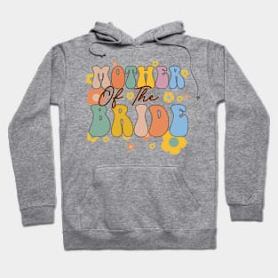 Retro Flower Mother Of The Bride  Mothers Day Wedding Hoodie